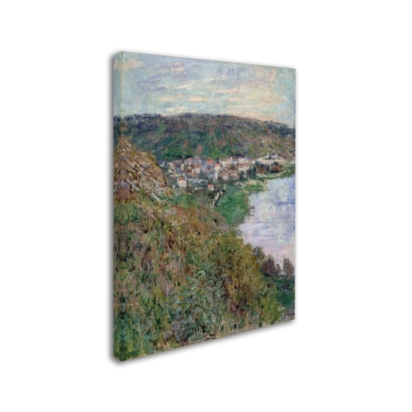Monet 'View Of Vetheuil' Canvas Art,35x47